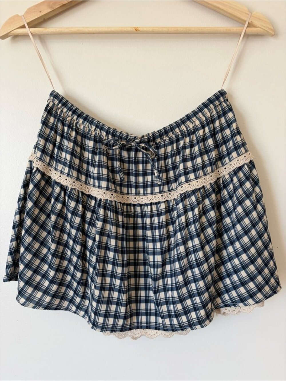 NEW Reformation Valetta Two Piece Matching Skirt Set Beacon Check | US 4 UK 8 - Picture 10 of 15